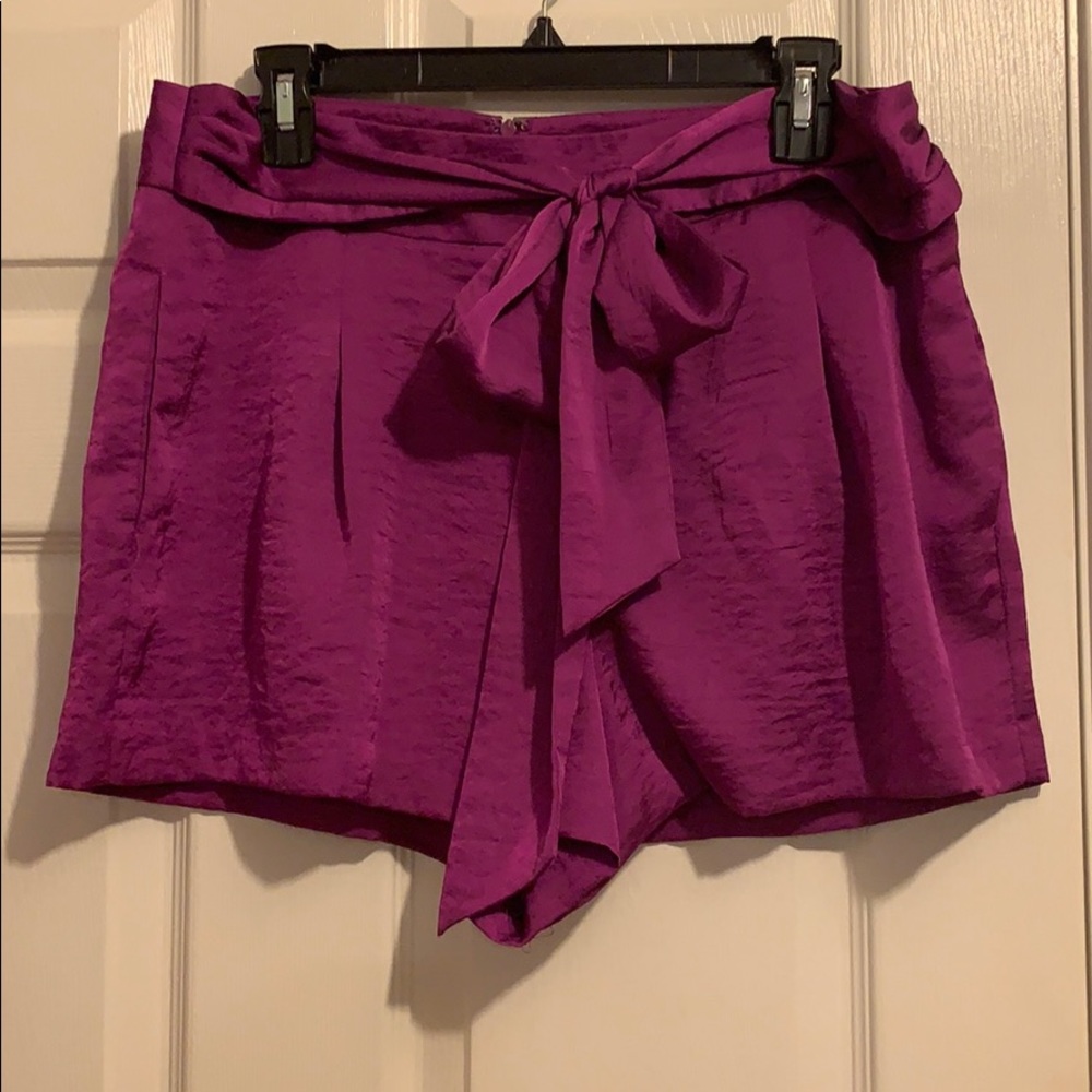 Purple shorts